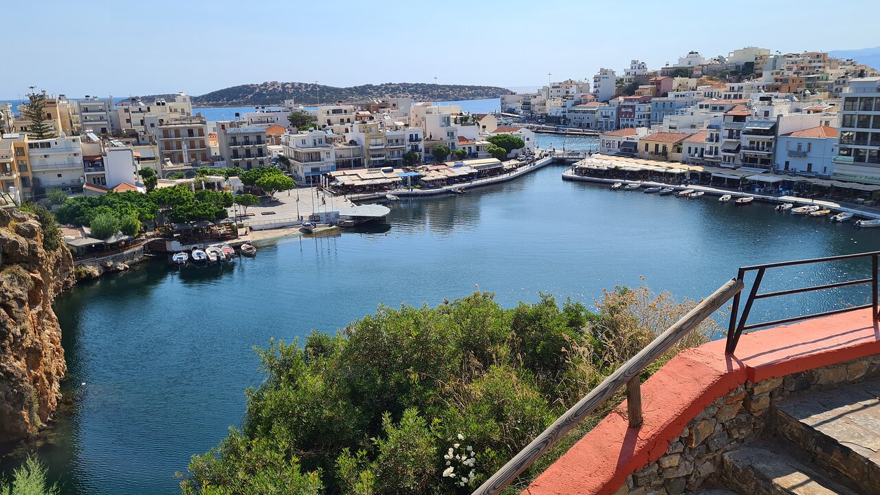 Boat trip to Spinalonga island from the coast of Crete